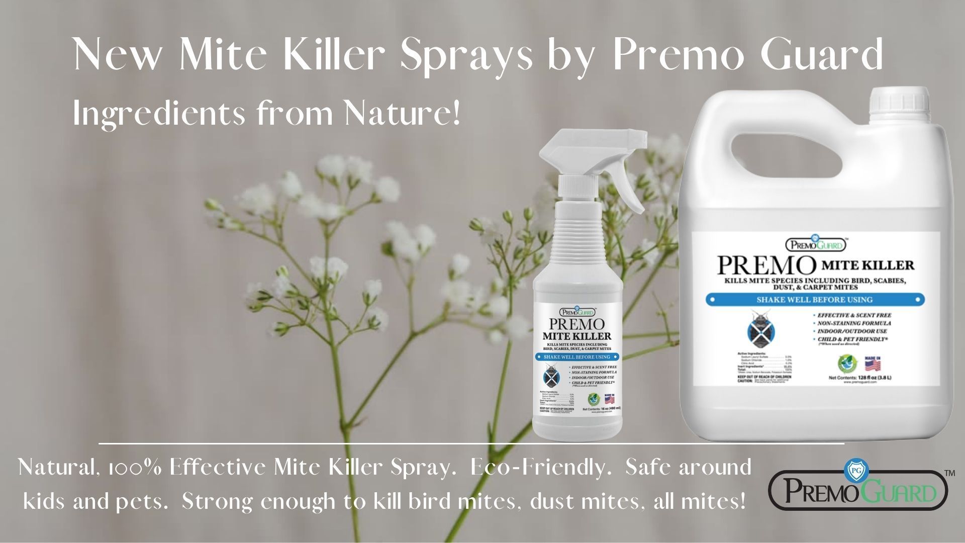 Premo Guard New Natural Mite Killer Spray.mp4