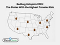 Bedbug Hotspots 2026: The States With the Highest Traveler Risk