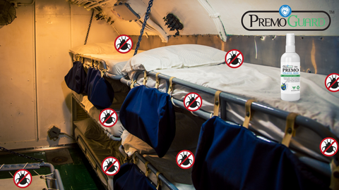 Bed bugs hitchhike on Navy submarine - PREMO GUARD KILLS BED BUGS