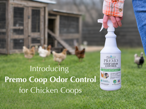 Introducing Premo Coop Odor Control for Chicken Coops