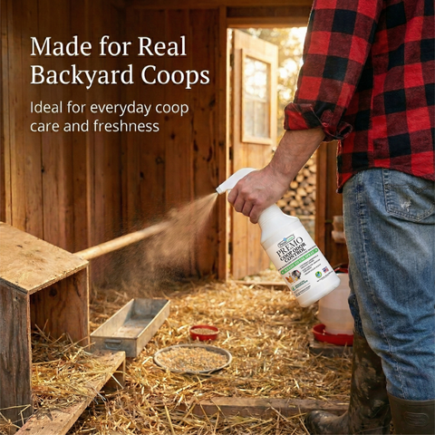 Chicken Coop Odor Control Spray | Neutralizes Ammonia Smell | Premo Guard