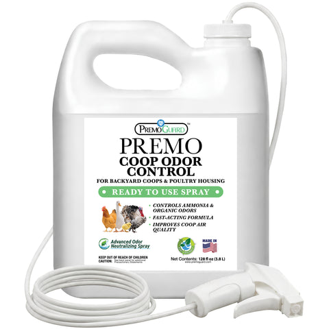 Chicken Coop Odor Control Spray | Neutralizes Ammonia Smell | Premo Guard