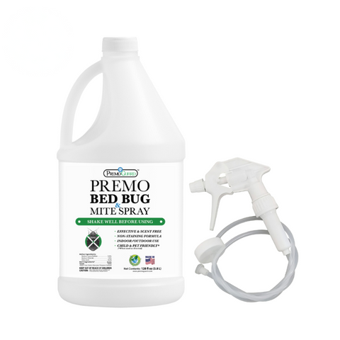 Bed Bug & Mite Killer Spray 128 oz | Natural & Non-Toxic | Premo Guard