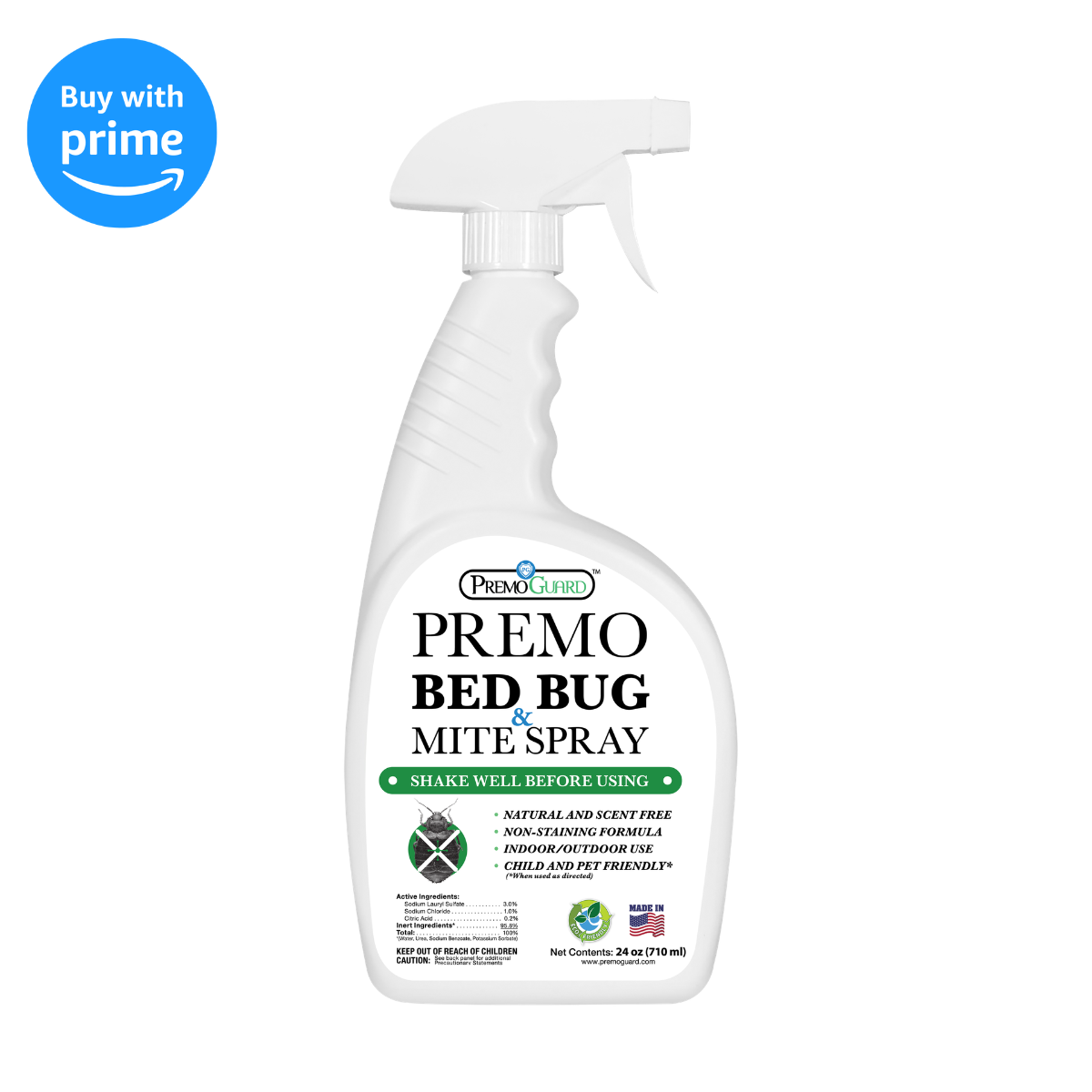 Premo Guard Bed Bug & Mite Killer Spray - Thumbnail 3