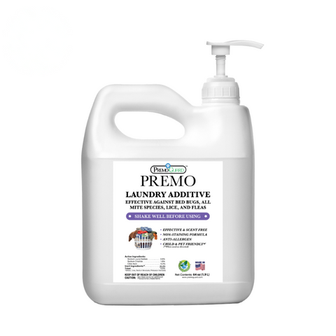 Bed Bug & Mite Laundry Additive 64 oz | Non-Toxic Treatment | Premo Guard