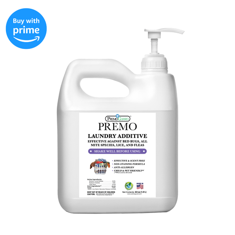 Bed Bug & Mite Killer Laundry Additive - 64 oz - All Natural Non-Toxic - By Premo Guard - Premo Natural Products 