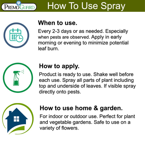 pest spray for house plants Premo Guard Garden Pest Spray | 32 oz