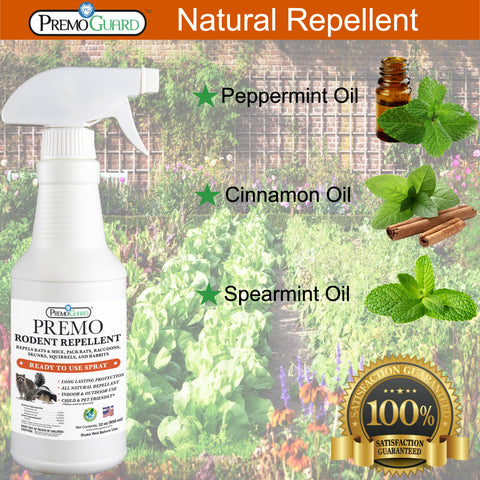 peppermint spray garden Non-toxic Rodent Repellent Spray